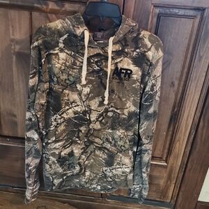 J. America Men's Green Camouflage Hoodie